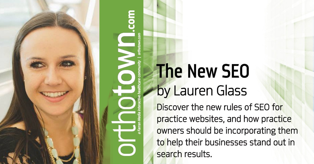 The New SEO Discover the new rules of SEO for practice websites, and how practice owners should be incorporating them to help their businesses stand out in search results.