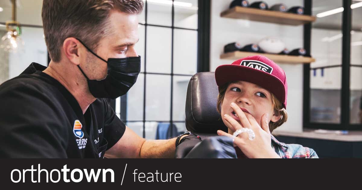 Office Visit: Dr. Drew Ferris This Townie, who has two practices on the central California coast, travels around the world, educating orthodontists about clear aligners as a master faculty member. We visit his new Santa Barbara office, learn why he was the first in the U.S. to adopt a 5D scanner into this practice, how new technologies have simplified his workflows, and what tips he has for making clear aligner therapies run smoothly in any office.