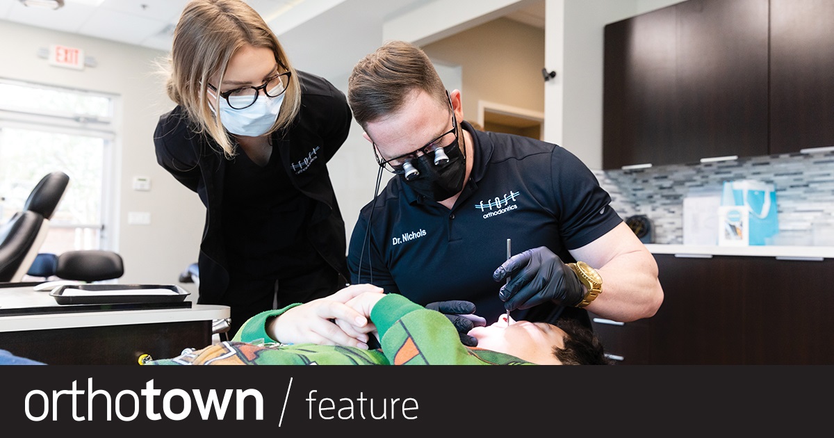 Office Visit: Dr. Trevor Nichols We visit the Mesa, Arizona, practice where this Townie works with his longtime mentor, Dr. Stuart Frost, and learn how he uses social media to market his practice and how his commitment to his family allows him to relate to patients and their families.