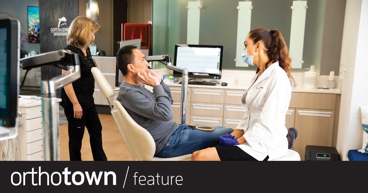 Office Visit: Dr. Jasmine Gorton This Townie’s environmentally friendly practice is a certified Green Business in a LEED Gold Status building, featuring a living plant wall to help provide fresh air in her practice. Gorton has always been an early adopter of technology—she was one of the first in the Bay Area to implement 3D printers, scanners and CBCT—and is always looking for the next best thing to add to her practice to help create a unique smile for each of her patients. In this month’s issue, we focus on these practice ele