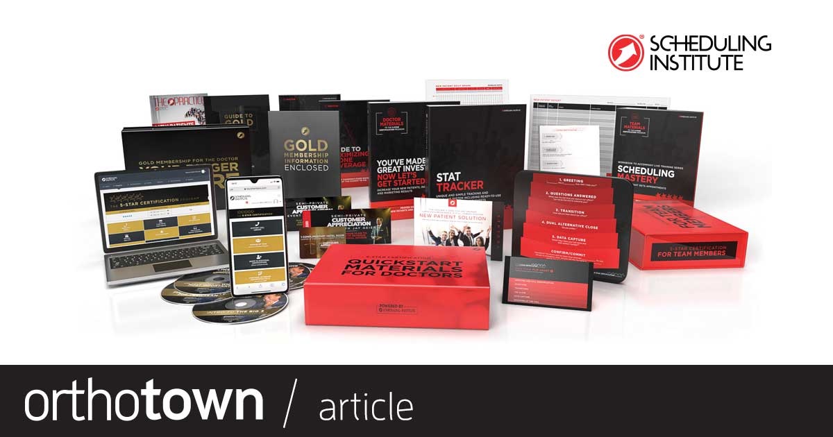 Product Profile: Scheduling Institute Gold Membership and 5-Star Telephone Certification New patient generation, simplified