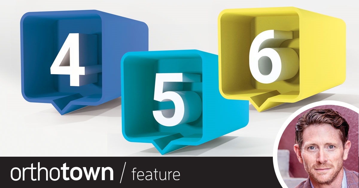As Easy As 4, 5, 6 Dr. Robert (“Tito”) Norris discusses the 4–5–6 technique for diagnosing and treating
interdisciplinary patients, and shares a case study that illustrates its steps.