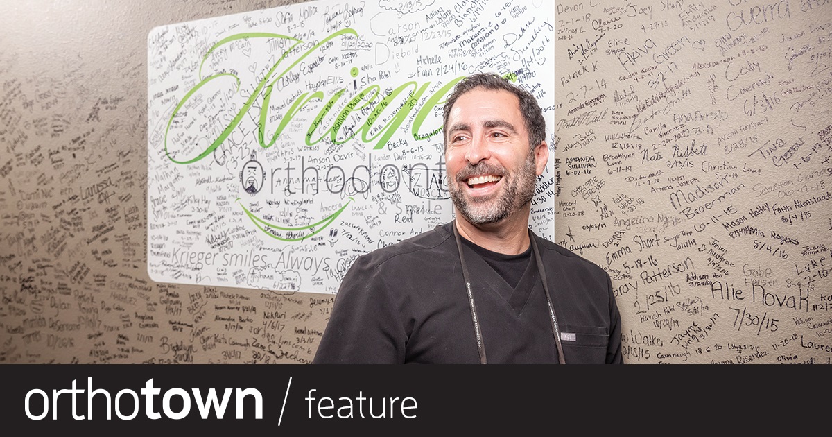 Office Visit: Dr. Glenn Krieger This Dallas-area Townie travels internationally teaching clinical photography to orthodontists and dentists alike and founded the Orthopreneurs website and podcast for orthodontic practice owners. We met up with this doc, checked out his impressive digital tech suite, discussed the next evolution of clear aligner therapy, received some clinical photo tips and more.