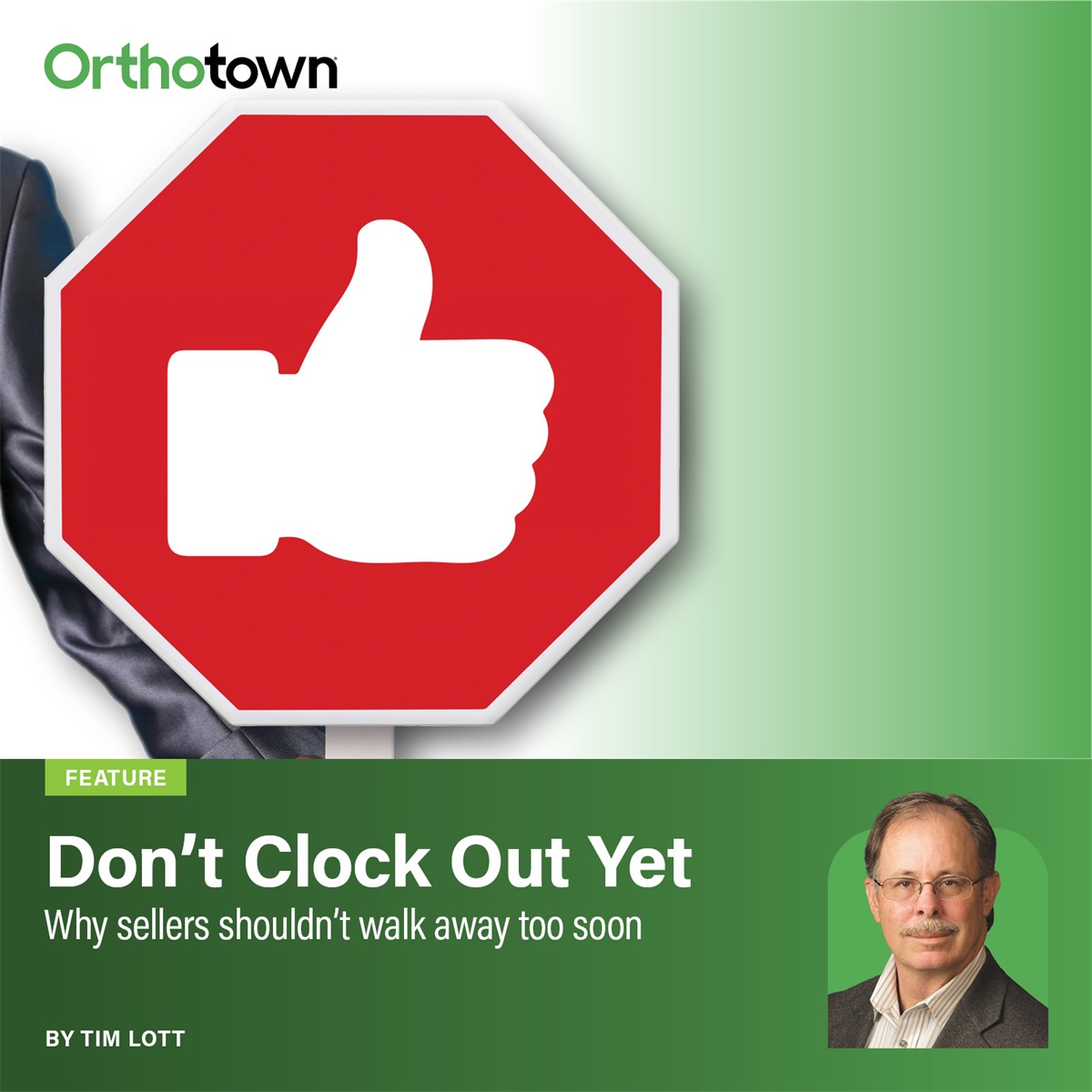 Don’t Clock Out Yet Tim Lott explains how consulting agreements can strengthen practice transitions and create overlooked tax advantages for sellers willing to stay engaged after the sale.