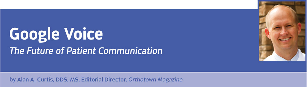 Header: Google Voice: The Future of Patient Communication