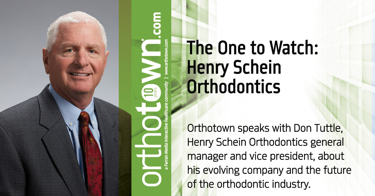 Header: The One To Watch: Henry Schein Orthodontics