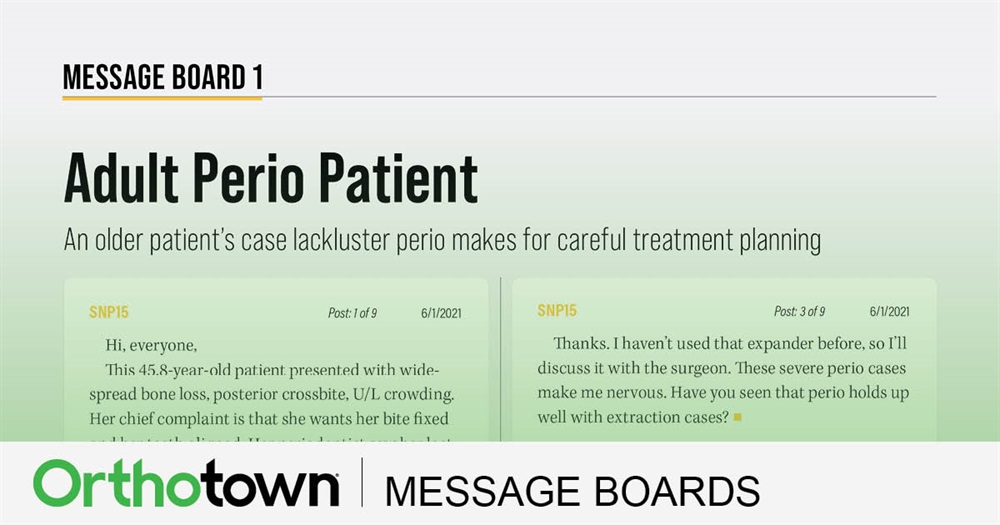 Adult Perio Patient