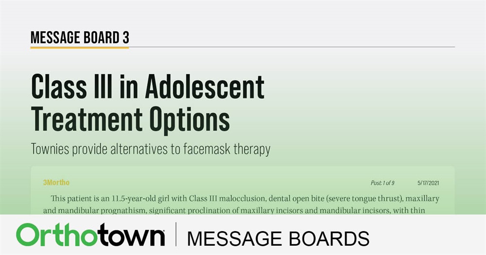 Class III in Adolescent Treatment Options
