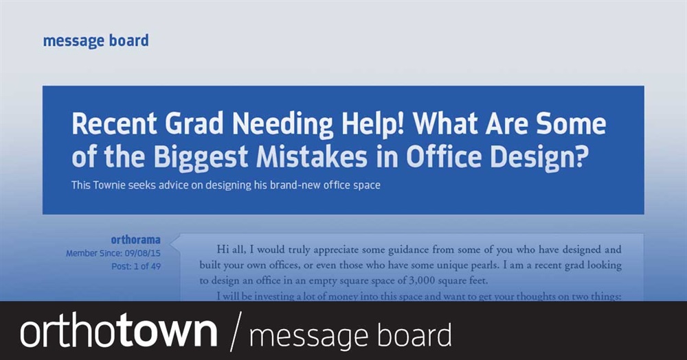Recent Grad Needing Help! What Are Some of the Biggest Mistakes in Office Design?