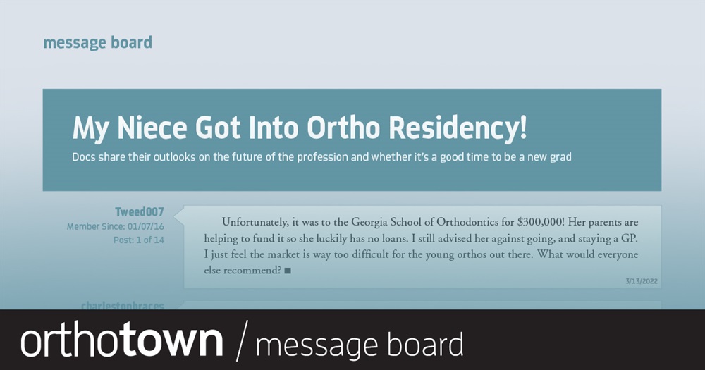 My Niece Got Into Ortho Residency!
