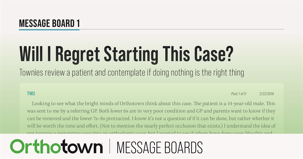 Will I Regret Starting This Case?