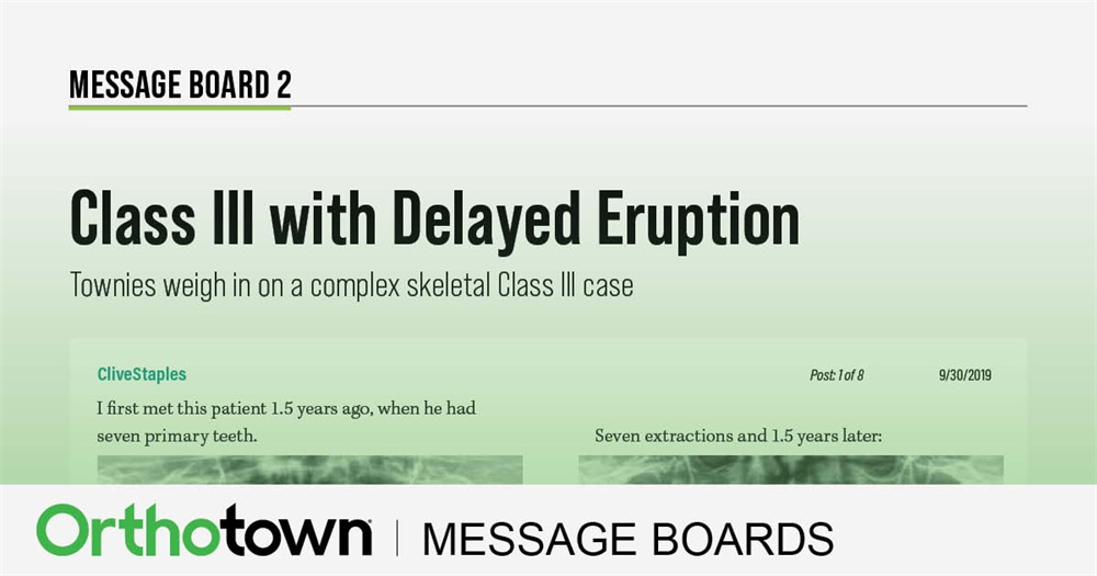 Class III with Delayed Eruption