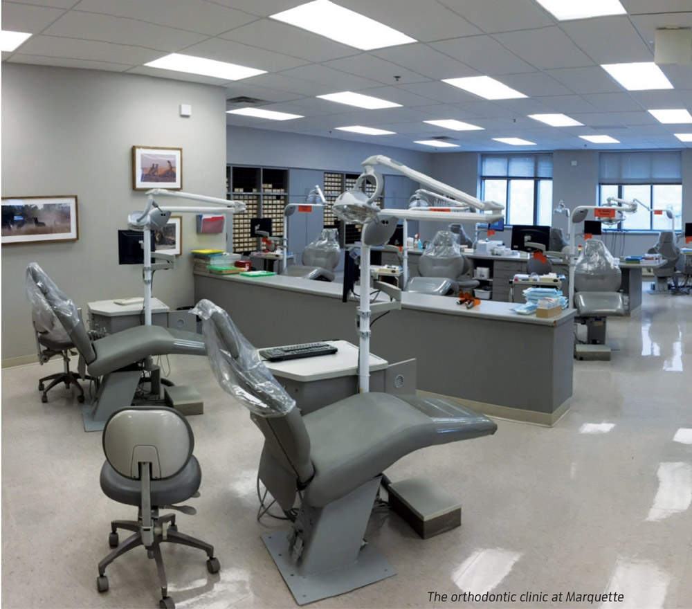 The orthodontic clinic at Marquette