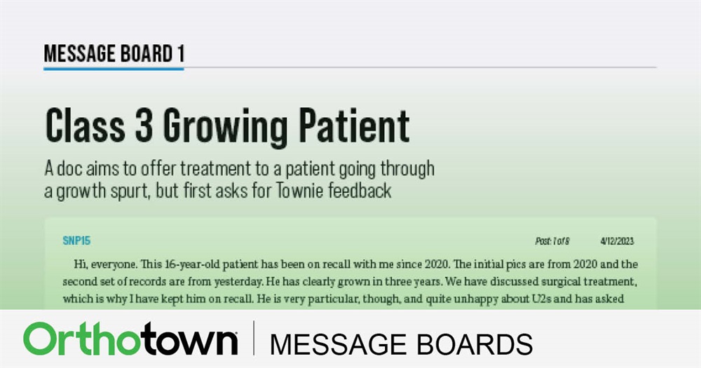 Class 3 Growing Patient