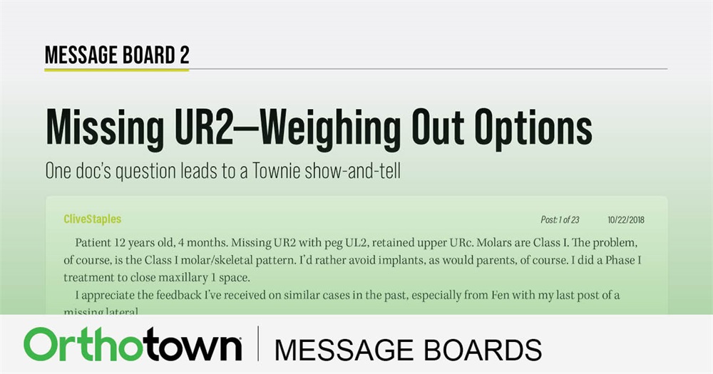 Missing UR2—Weighing Out Options
