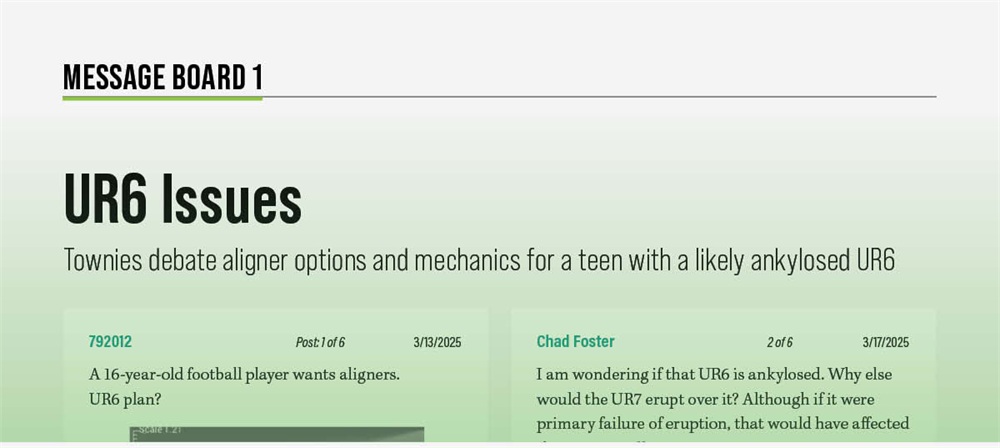 UR6 Issues