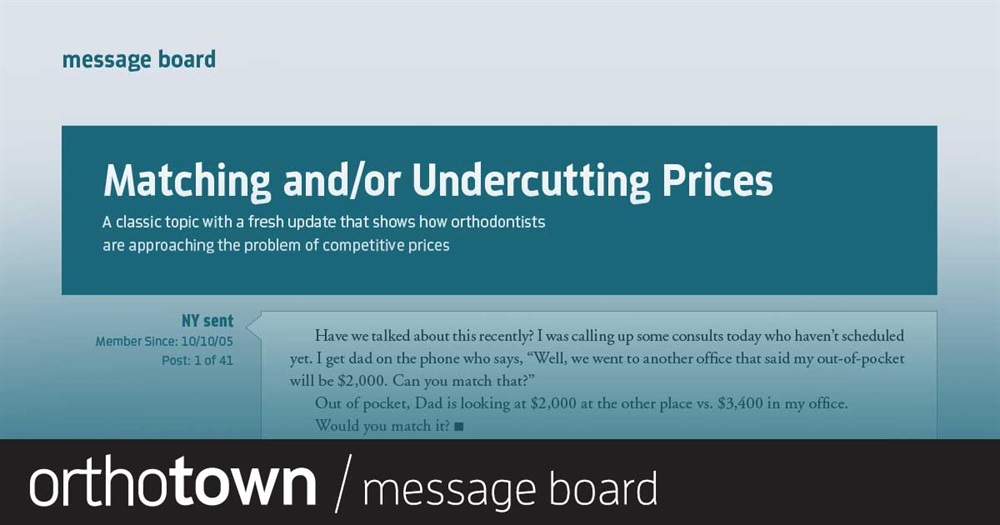 Matching and/or Undercutting Prices