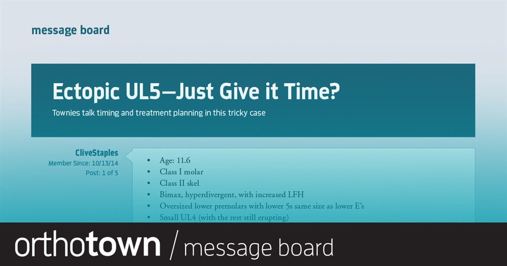 Ectopic UL5—Just Give It Time?