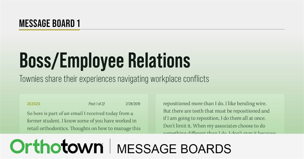 Boss/Employee Relations